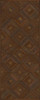 School of Thought A Proper Study - vinyl floor cloth sizes 30x75, 36x90