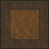 University Cambridge - vinyl floor cloth sizes 60x60, 72x72