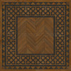 University Dulwich - vinyl floor cloth sizes 36x36, 48x48