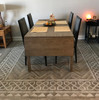 University Glasgow - vinyl floor cloth used in a dining room 