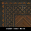 University Wharton - vinyl floor cloth swatch sample