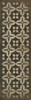 Classic Pattern 3 There's no Place Like Home - vinyl floor cloth sizes 24x77, 26x83, 30x96, 36x115