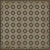 Classic Pattern 3 There's no Place Like Home - vinyl floor cloth sizes 84x84, 96x96, 120x120