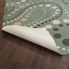 Classic Pattern 12 Hocus Pocus - vinyl floor cloth underside 