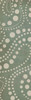 Classic Pattern 12 Out of the Blue - vinyl floor cloth sizes 26x83, 36x115