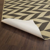 Classic Pattern 6 Vulcan - vinyl floor cloth underside 