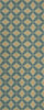 Pattern 82 Darling - vinyl floor cloth sizes 30x75, 36x90