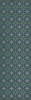 Pattern 81 Blue Moon Drive In - vinyl floor cloth sizes 26x83, 36x115