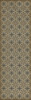 Pattern 81 Dining Car - vinyl floor cloth sizes 26x83, 36x115