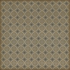 Pattern 81 Dining Car - vinyl floor cloth sizes 84x84, 96x96, 120x120
