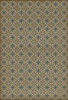 Pattern 81 Dining Car - vinyl floor cloth sizes 52x76, 70x102