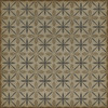 Pattern 81 Dining Car - vinyl floor cloth sizes 36x36, 48x48
