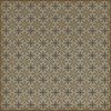 Pattern 81 Dining Car - vinyl floor cloth size 84x84