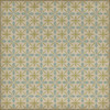 Pattern 81 Mom's Kitchen - vinyl floor cloth sizes 60x60, 72x72