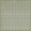 Pattern 81 The Bluebird Cafe - vinyl floor cloth sizes 84x84, 96x96, 120x120