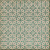 Pattern 81 The Bluebird Cafe - vinyl floor cloth sizes 36x36, 48x48