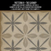 Pattern 81 The Carhop - vinyl floor cloth swatch sample