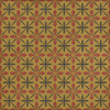 Pattern 81 The Courtside Stop - vinyl floor cloth sizes 36x36, 48x48