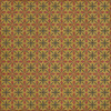 Pattern 81 The Courtside Stop - vinyl floor cloth size 84x84