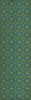 Pattern 81 The Garden Room - vinyl floor cloth sizes 26x83, 36x115