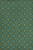 Pattern 81 The Garden Room - vinyl floor cloth sizes 20x30, 24x36, 30x44, 38x56