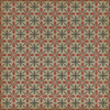 Pattern 81 The Soda Jerk - vinyl floor cloth sizes 60x60, 72x72