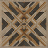 Appalachian: Wooded Slopes - vinyl floor cloth sizes 96x96, 120x120