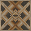 Appalachian: Wooded Slopes - vinyl floor cloth sizes 60x60, 72x72