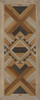 Appalachian: Wooded Slopes - vinyl floor cloth sizes 36x90, 30x75