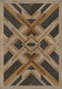 Appalachian: Wooded Slopes - vinyl floor cloth sizes 96x140, 120x175