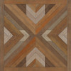 Bohemian: Rhapsody - vinyl floor cloth sizes 36x36, 48x48