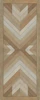 Bohemian: Romani - vinyl floor cloth sizes 30x75, 36x90