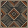 Yukon Cassiar - vinyl floor cloth sizes 36x36, 48x48