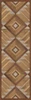 Yukon Dawson - vinyl floor cloth sizes 24x77, 30x96, 26x83, 36x115