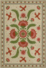Williamsburg Applique The Frolic - vinyl floor cloth, Image for all rectangle sizes