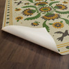 Williamsburg Applique Wild Bees Song - vinyl floor cloth underside 