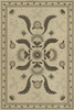Williamsburg Applique With Joy We Strung - vinyl floor cloth, Image for all rectangle sizes
