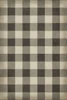 Williamsburg Gingham Canvas Black - vinyl floor cloth sizes 20x30, 24x36, 30x44, 38x56