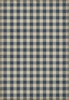 Williamsburg Gingham Canvas Blue - vinyl floor cloth sizes 96x140, 120x175