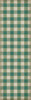 Williamsburg Gingham Canvas Green - vinyl floor cloth size 36x115