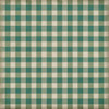 Williamsburg Gingham Canvas Green - vinyl floor cloth sizes 96x96, 120x120