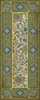 Williamsburg Indian Quilt Bombay - vinyl floor cloth sizes 30x75, 36x90