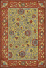 Williamsburg Indian Quilt Calcutta - vinyl floor cloth, Image for all rectangle sizes