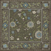 Williamsburg Indian Quilt Jaipur - vinyl floor cloth, image for all square sizes