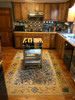 Pura Vida customer use of Sanganer vinyl floor cloth in a kitchen
