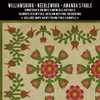 Williamsburg Needlework Amanda's Fable - vinyl floor cloth swatch sample
