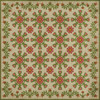 Williamsburg Needlework Amanda's Fable - vinyl floor cloth sizes 96x96, 120x120