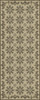 Williamsburg Needlework Needlework by Mary - vinyl floor cloth sizes 30x75, 36x90