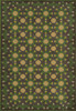Williamsburg Needlework Polly's Penny Squares - vinyl floor cloth sizes 96x140, 120x175