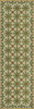 Williamsburg Needlework Rebecca's Remnants - vinyl floor cloth size 36x115